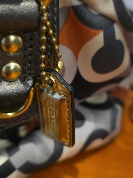 Coach Demi Madison Op Art Convertible Mini Bag - Picture 9 of 9